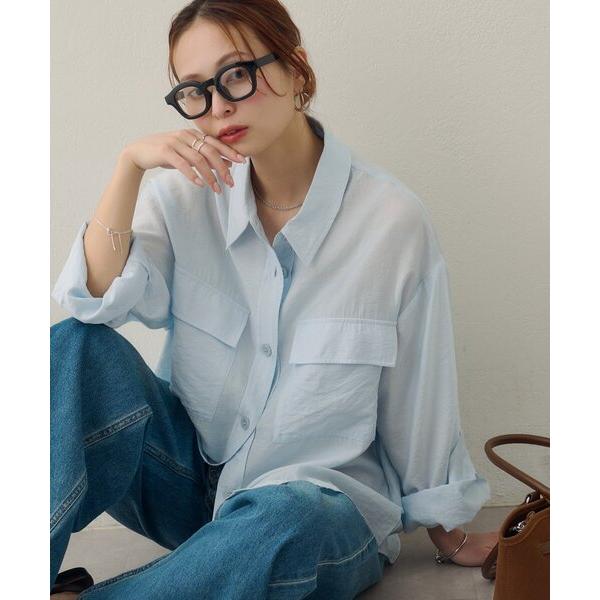 ブラウス シャツ 「Noka」ビックサファリシャツ レディース（Yahoo!・ZOZOTOWN Yahoo!店）