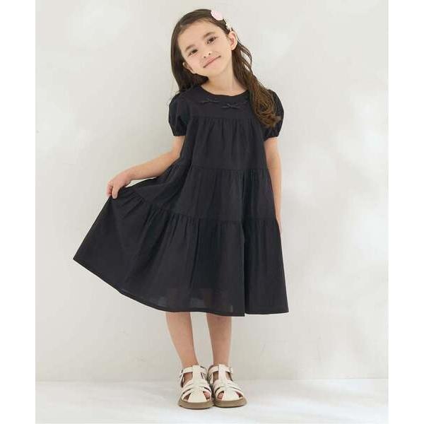 ワンピース 「綿100％」「かるふわ」ティアードワンピース キッズ 子供服 女の子（Yahoo!・ZOZOTOWN Yahoo!店）