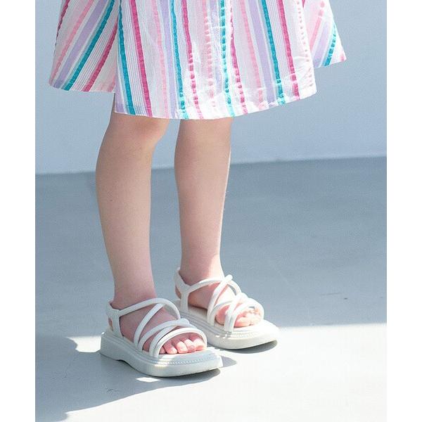 サンダル パテッド サンダル  / キッズ  17cm-23cm キッズ 子供 女の子