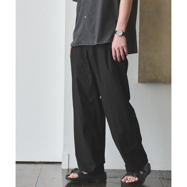 ワイドパンツ パンツ ナイロン ツイル バレル ユーティリティ パンツ W4 -ストレッチ・接触冷感- メンズ