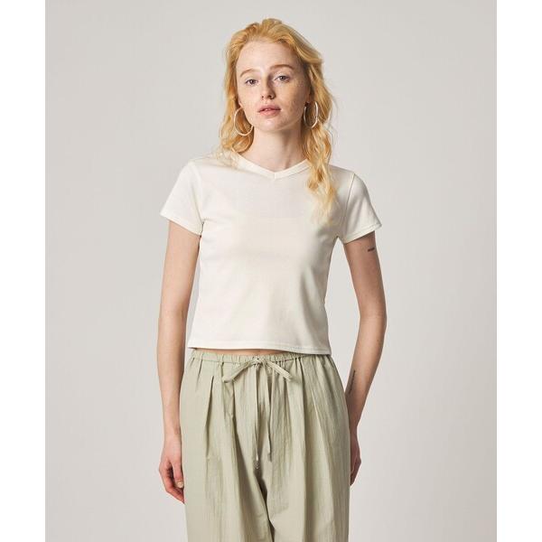 tシャツ 半袖 「Steven Alan」コットン フライス Tシャツ レディース