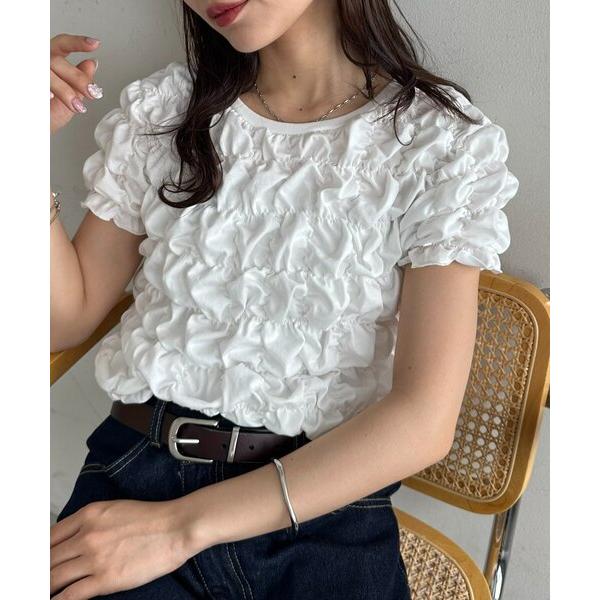 tシャツ シャーリング半袖Tシャツ レディース（Yahoo!・ZOZOTOWN Yahoo!店）