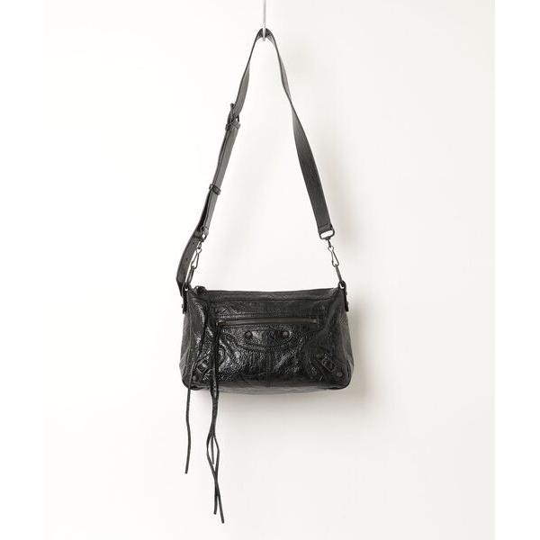「BALENCIAGA」 LE CITY SMALL BAG シティ スモール レザー バッグ – ブラック レディース