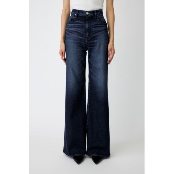 ワイドパンツ ジーンズ デニム デニムパンツ 「美脚見えデニム」「SNSで話題！」ADVANCED LONG LEG FLARE レディース