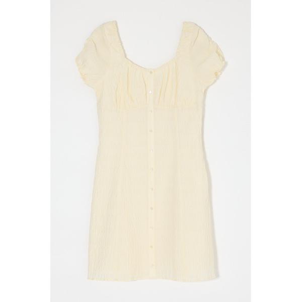 ワンピース 半袖 2WAY SHIRRING ミニドレス