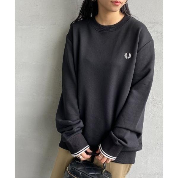 フレッドペリー トレーナー スウェット 「FRED PERRY/フレッドペリー」 ワンポイントロゴ刺繍 クルーネックスウェット M7535 レディース メンズ