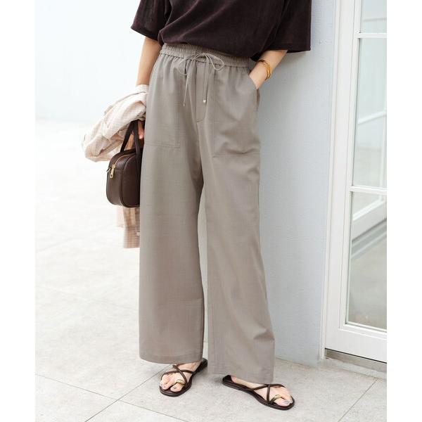 ワイドパンツ パンツ 「size SHORT/TALLあり」ドライ イージー パンツ レディース
