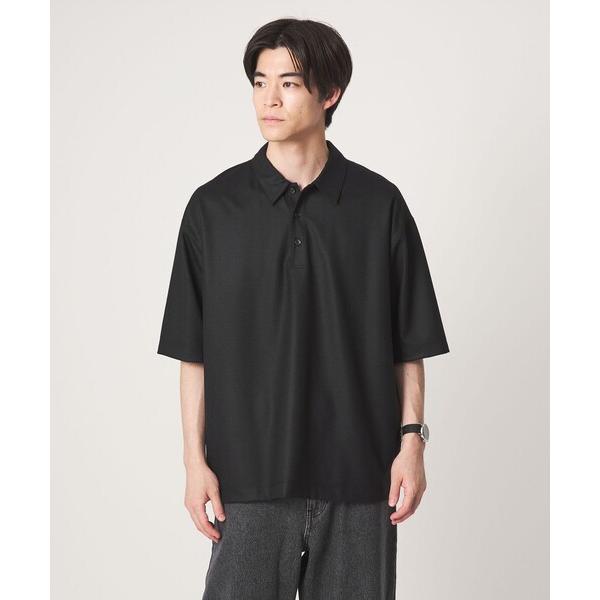 ポロシャツ 半袖 FINE BASIC バランサーキュラー 半袖 ポロシャツ メンズ