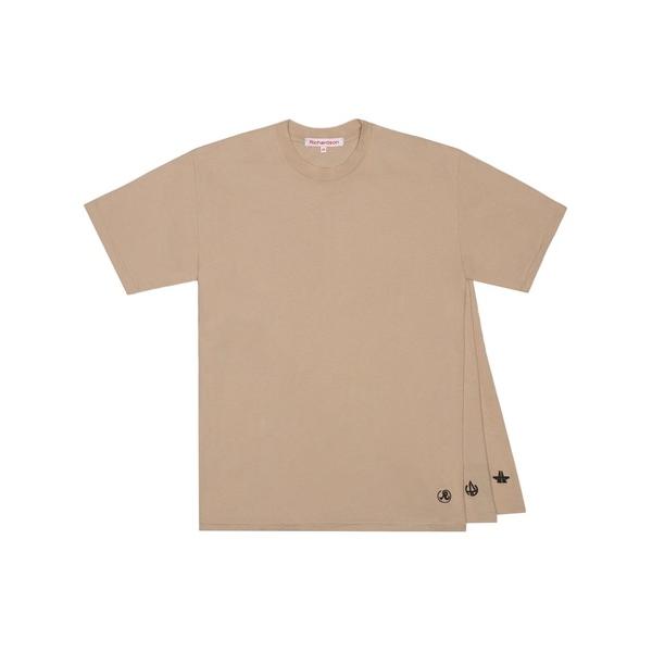 「RICHARDSON」 半袖Tシャツ M ベージュ メンズ