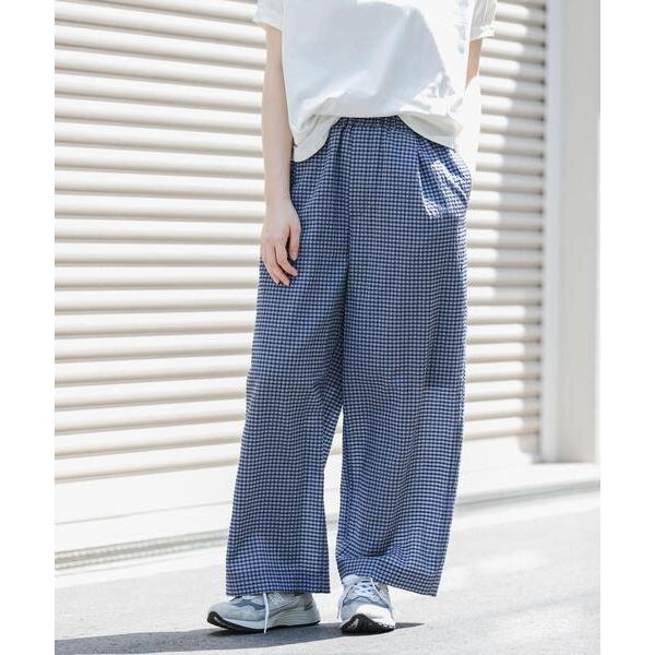 パンツ FORK＆SPOON　サッカーチェックパンツ レディース