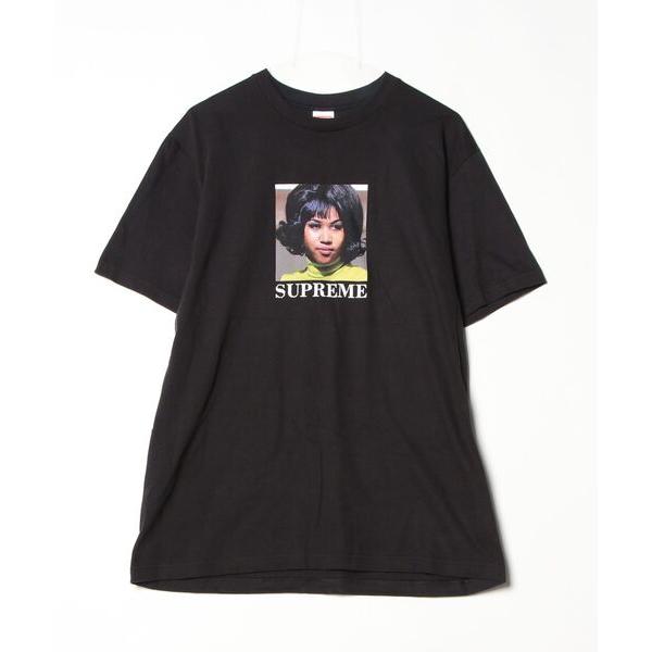 「Supreme」 Aretha 半袖Tシャツ M ブラック メンズ
