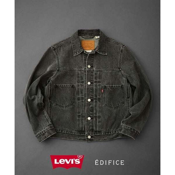 デニムジャケット gジャン Levi’s(リーバイス) 別注 2nd Type トラッカー ジャケット ASH BLACK メンズ レディース
