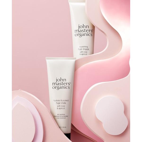 ヘアオイル ジョンマスターオーガニック R＆Aヘアミルク R（ローズ＆アプリコット）118ｍL