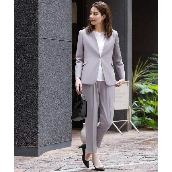 「Flolia」 パンツスーツ M グレー レディース