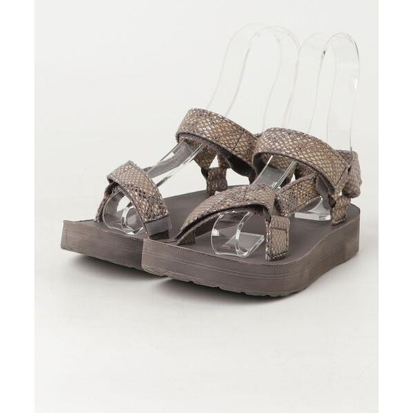 「Teva」 フラットサンダル 22cm グレー レディース