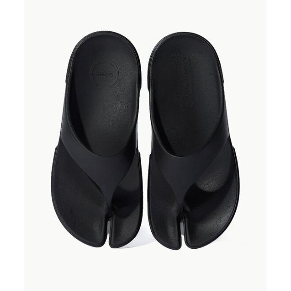 リカバリーサンダル サンダル 「PAES」PAES 01 FlipFlop Black レディース メンズ