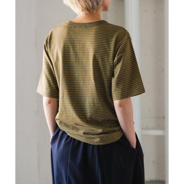 tシャツ 半袖 FORK＆SPOON　ヴィンテージボーダーTシャツ レディース