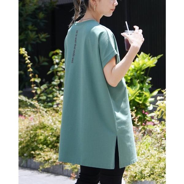 「reca」 半袖Tシャツ FREE グリーン系その他 レディース
