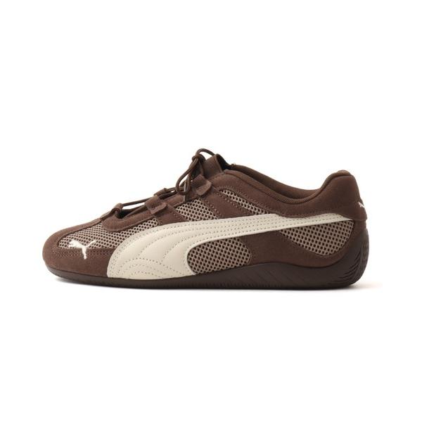 「PUMA」 ローカットスニーカー 23.0cm ブラウン レディース