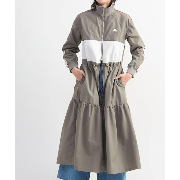 ワンピース SIDE LINE TRACK TIERED DRESS