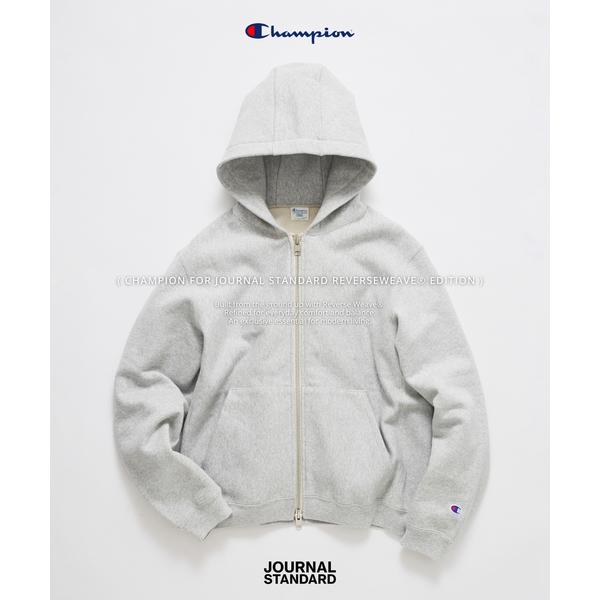 チャンピオン パーカー champion for JOURNAL STANDARD private fit zip hoodie メンズ