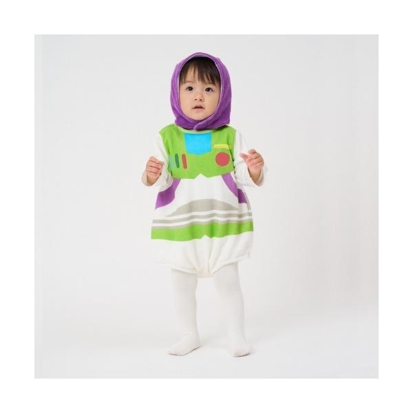 ベビー服 ロンパース ディズニー 長袖たまごオール フード付き フリース