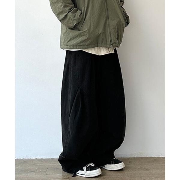 ワイドパンツ パンツ Y2K バルーンシルエット 軍パン ミリタリーカーゴパンツ WO26W7PT11 メンズ レディース