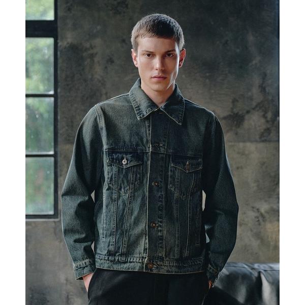 デニムジャケット gジャン compact vintage wash denim jacket/コンパクトヴィンテージウォッシュデニムジャケット メンズ レディース