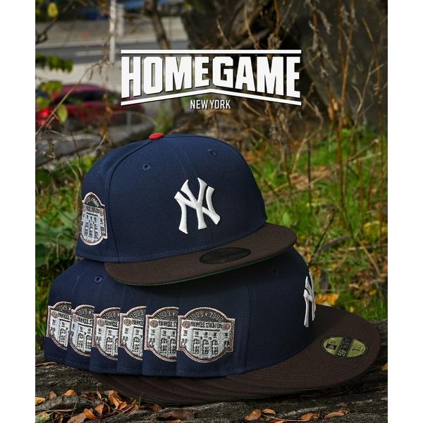 ニューエラ キャップ 帽子 メンズ ニューエラ「NEW ERA」- ニューヨーク・ヤンキース キャップ「New York Yankees 59FIFTY 1923 Yankee Stadium Light Nav…