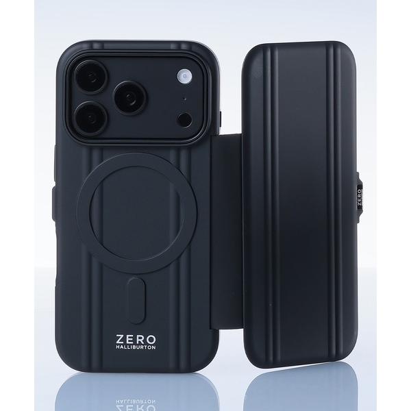 スマホケース iPhone18Pro ZERO HALLIBURTON Hybrid Shockproof Flip Case 手帳型 MagSafe対応 iPhone17Pro カード収納