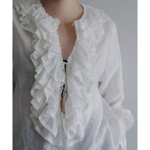 ブラウス シャツ 2way Frill Blouse レディース