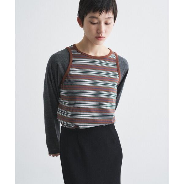 Girls department Club|BORDER TANK LAYER LS