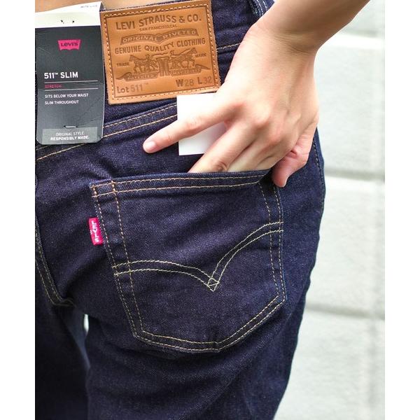 ジーンズ 「LEVI'S/リーバイス」「驚きの美脚ライン」511 スリムストレート ワンウォッシュ リンス 細見え・脚長 リーバイス 定番（Yahoo!・ZOZOTOWN Yahoo!店）
