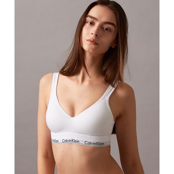 ノンワイヤーブラ ブラジャー Icon Cotton Modal   – スクープ バック ライトリー ラインド ブラレット
