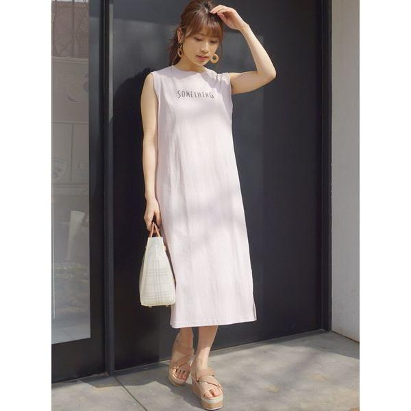 ワンピース 【SOMETHING×MERCURYDUO】ノースリカットロングワンピース