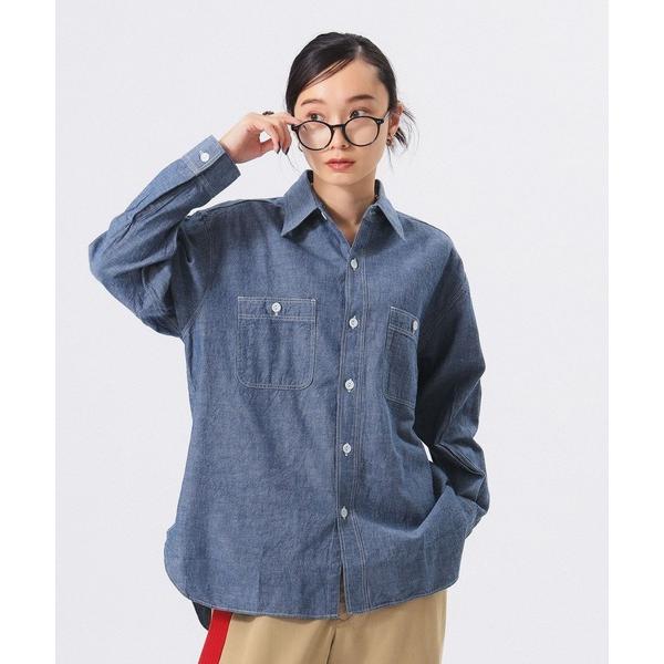 ブラウス シャツ 「別注」BUZZ RICKSON’S / シャンブレー ロングスリーブ シャツ レディース