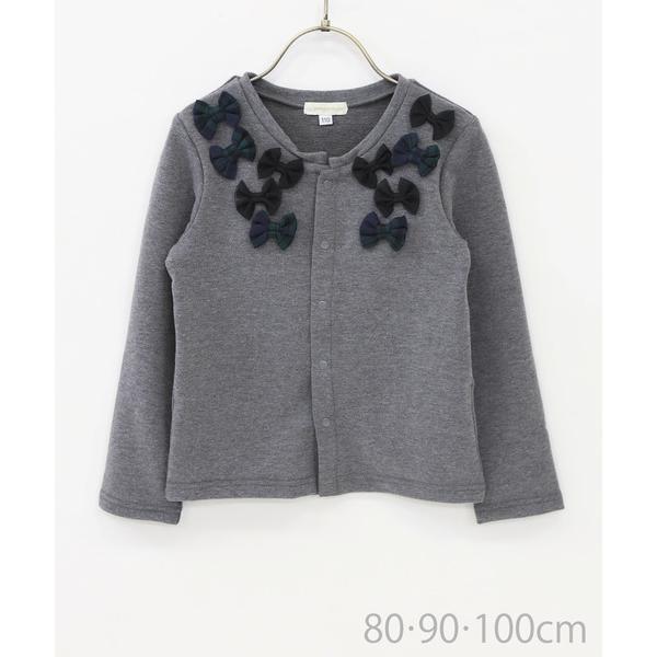 カーディガン リボンカーディガン (80-100cm)