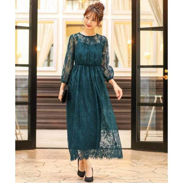 ドレス 総チュールレースロング 結婚式ワンピース ギガランキングｊｐ