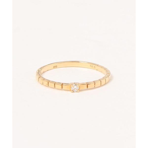 指輪 リング K18ダイヤリング レディース