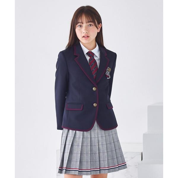 喪服 セレモニースーツ フォーマル 発表会 卒園式 入学式 「 中学受験 卒業式 卒服 」パイピングジャケットスーツ（ジュニア/150〜165cm）