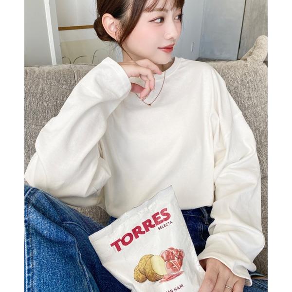 tシャツ 「累計販売枚数10万枚突破！」綿100％無地＆ボーダー.オーバーサイズロングスリーブTシャツ レディース（Yahoo!・ZOZOTOWN Yahoo!店）