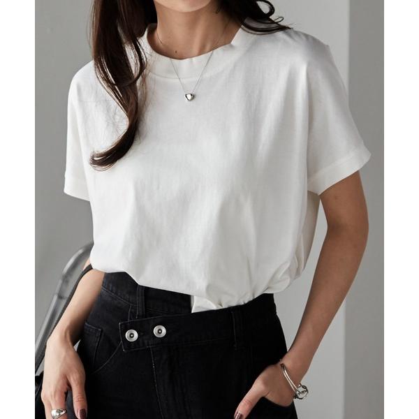 tシャツ 「26SS新色追加」「Beautiful Cotton　綿100％」UVカット/接触冷感　きれいめハイネックTシャツ レディース（Yahoo!・ZOZOTOWN Yahoo!店）