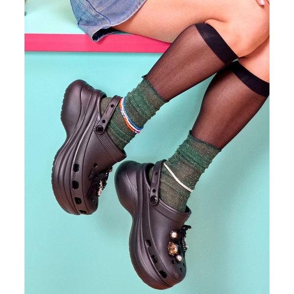 クロックス 厚底 サンダル クロックス crocs クロックス クラシック ベイ クロッグ ウィメンcrocs classic bae clog w/厚底 サンダル レディース