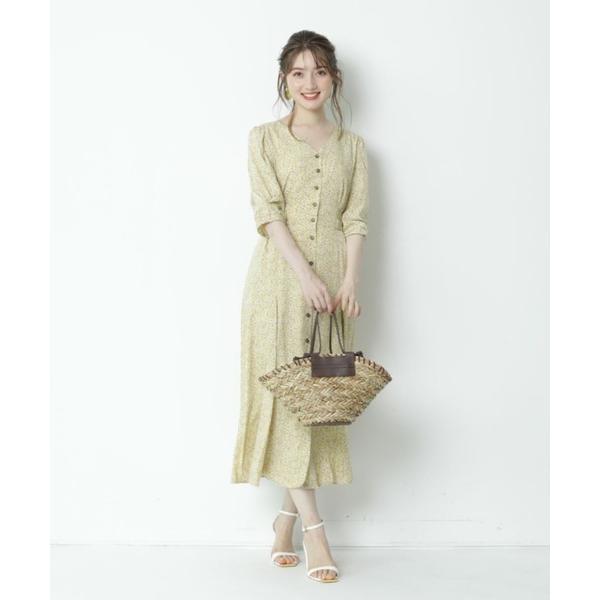 ワンピース カラープリントワンピース