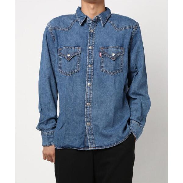 シャツ ブラウス 【Levis】 「TYPE1」 ウェスタンシャツ