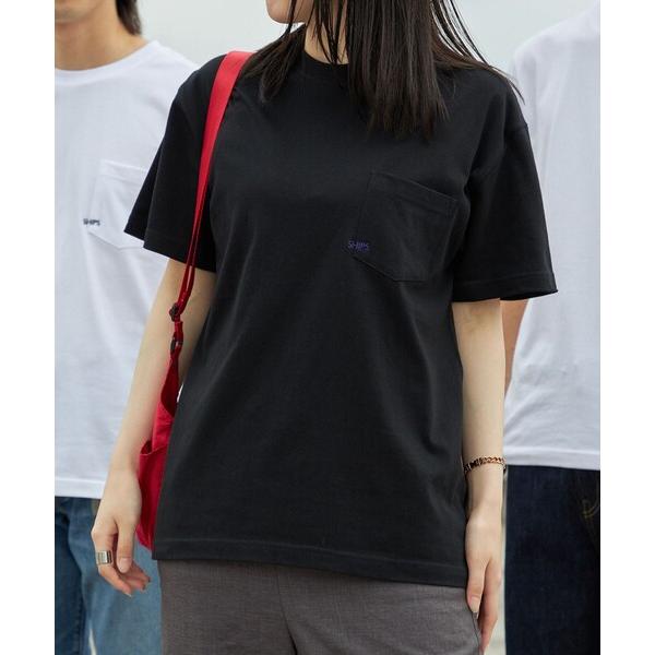 tシャツ 「26SS新色追加!!累計販売数19万枚突破!!」「WEB限定」SHIPS: マイクロ SHIPSロゴ ポケット Tシャツ メンズ レディース
