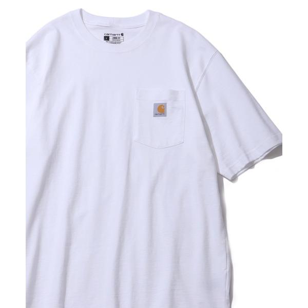 tシャツ 「Carhartt カーハート」ワンポイントロゴ ポケ付き半袖Tシャツ メンズ レディース（Yahoo!・ZOZOTOWN Yahoo!店）