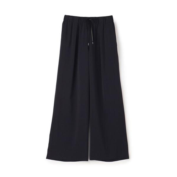 ワイドパンツ パンツ 2-wayストレッチ イージーセミワイドパンツ レディース