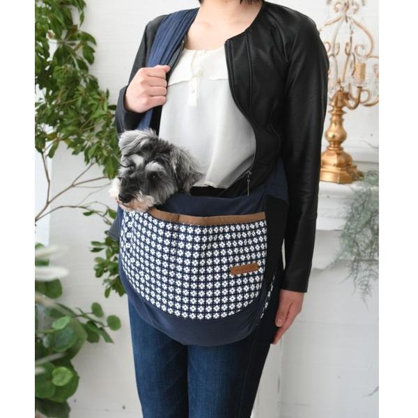 ペットキャリー LAURA ASHLEY/ローラアシュレイ/フラワースリング/ドッグスリングバッグ/犬用品/お散歩