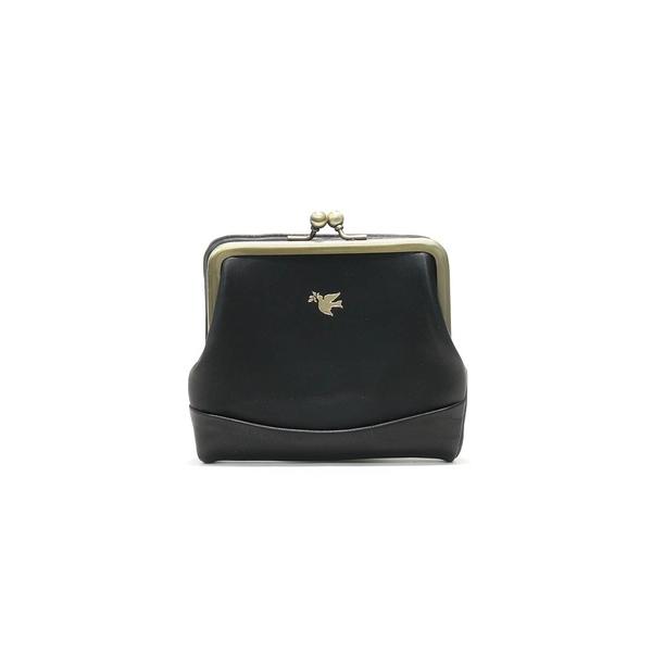 二つ折り 二つ折り財布 財布 sot（ソット）公式 ELEGANZAレザー がま口 二つ折り財布 レディース メンズ